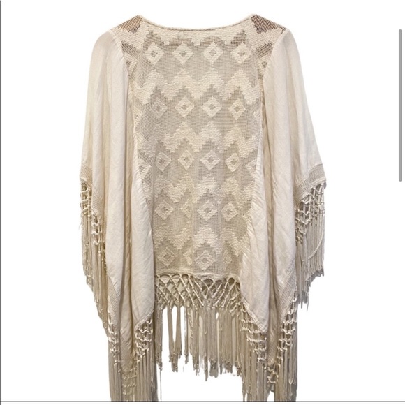 Anthropologie Lilka Fringe Poncho - Picture 4 of 7